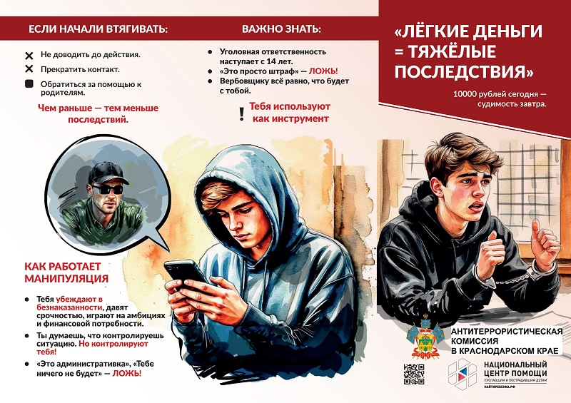 Памятки от антитеррористической комиссии.