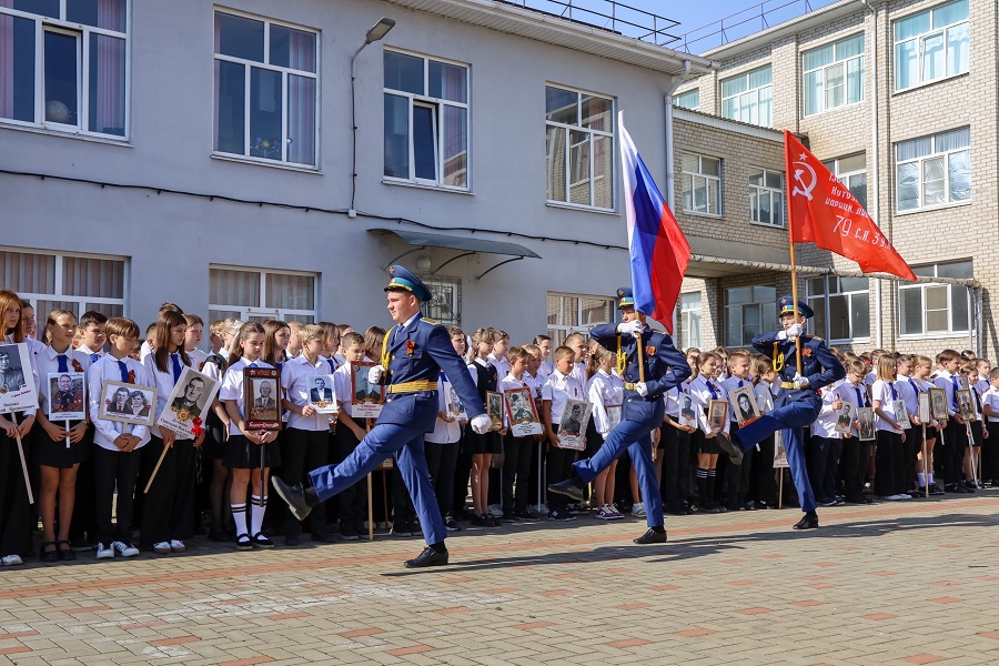 линейка ко Дню Победы.